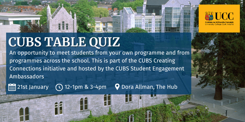 CUBS Table Quiz