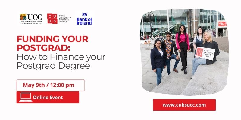 Funding Your Postgrad at CUBS UCC