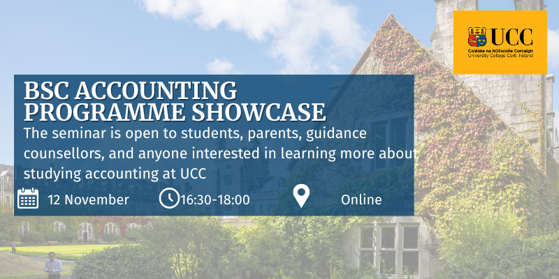 BSc Accounting in UCC - Programme Showcase
