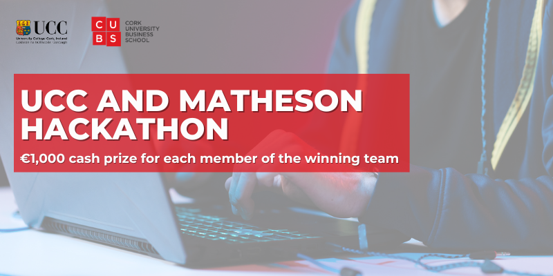 UCC and Matheson Hackathon