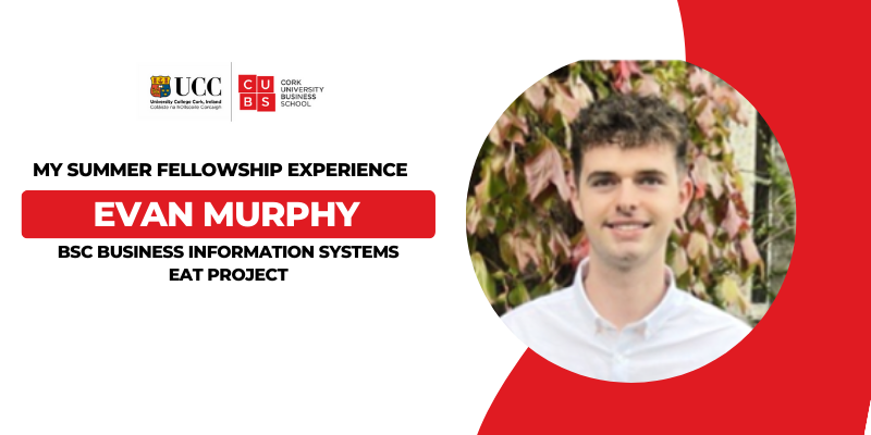 My Summer Fellowship Experience: Evan Murphy - BSc Business Information Systems