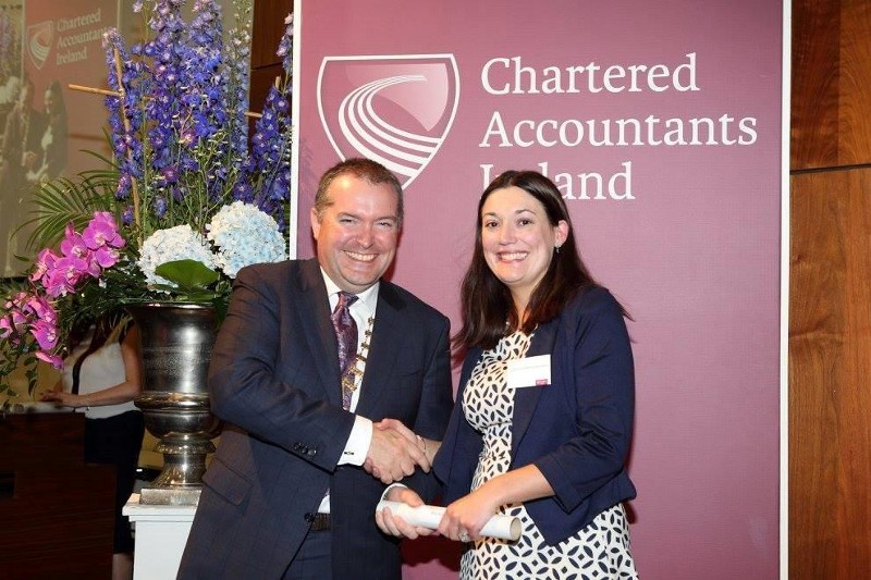 Claire O'Sullivan Rochford conferred as a Fellow of the ICAI