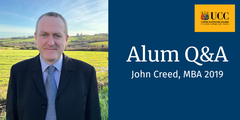 Alum Q&A John Creed, MBA 2019 - Innovation & Impact 