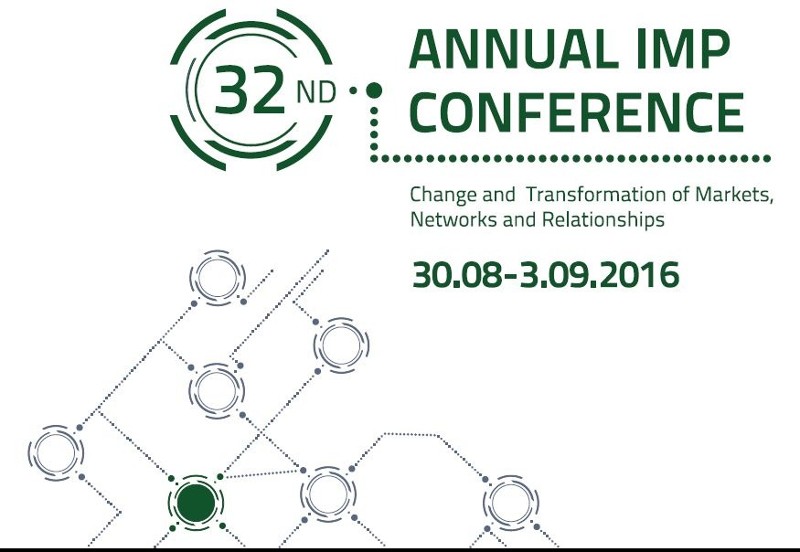 Conor Drummond, MSc student has paper accepted at the IMP Conference 2016