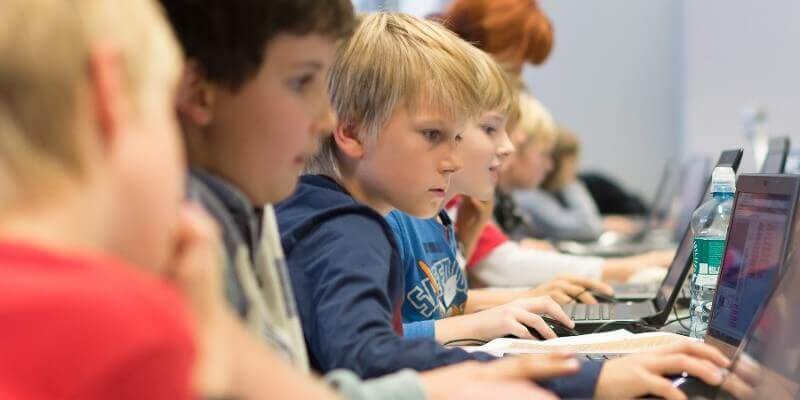 BIS students mentor CoderDojo classes