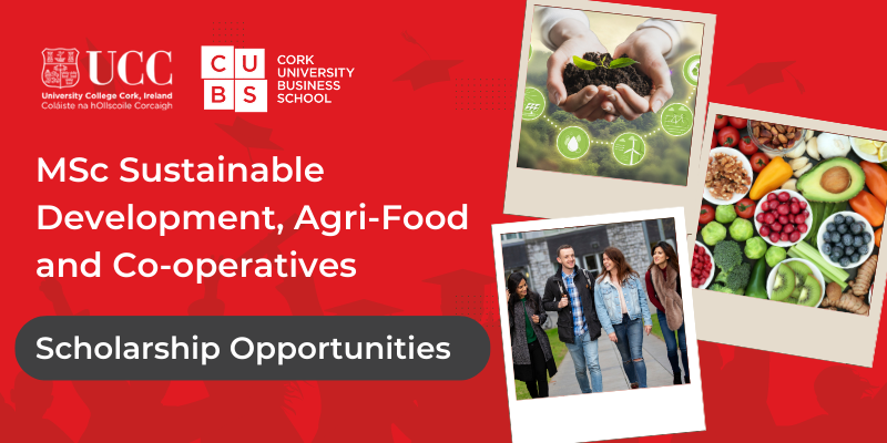 Scholarships Available: MSc Sustainable Development, Agri-Food and Co-operatives 