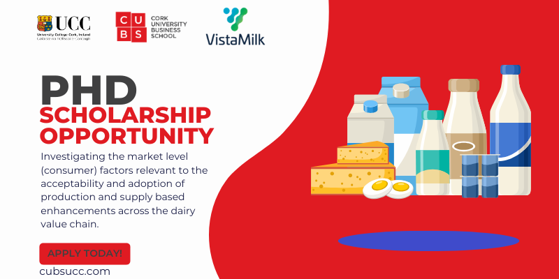 VistaMilk Research Scholarship