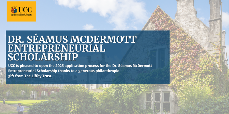 Dr. Séamus McDermott Entrepreneurial Scholarship