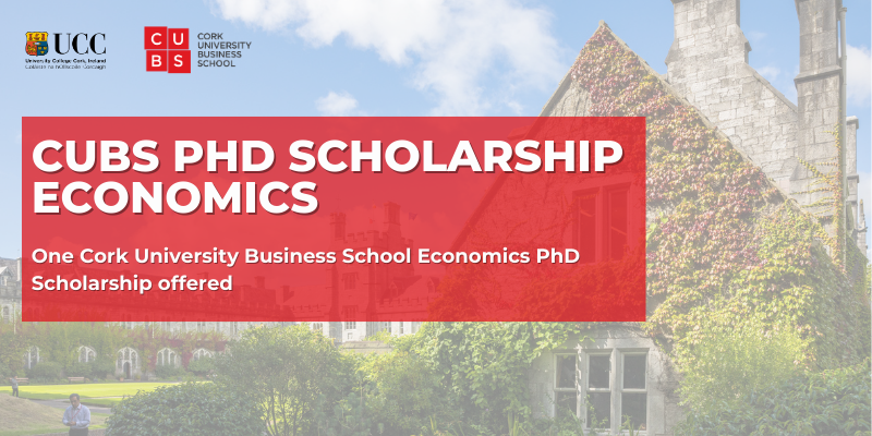 CUBS PhD Scholarship Economics