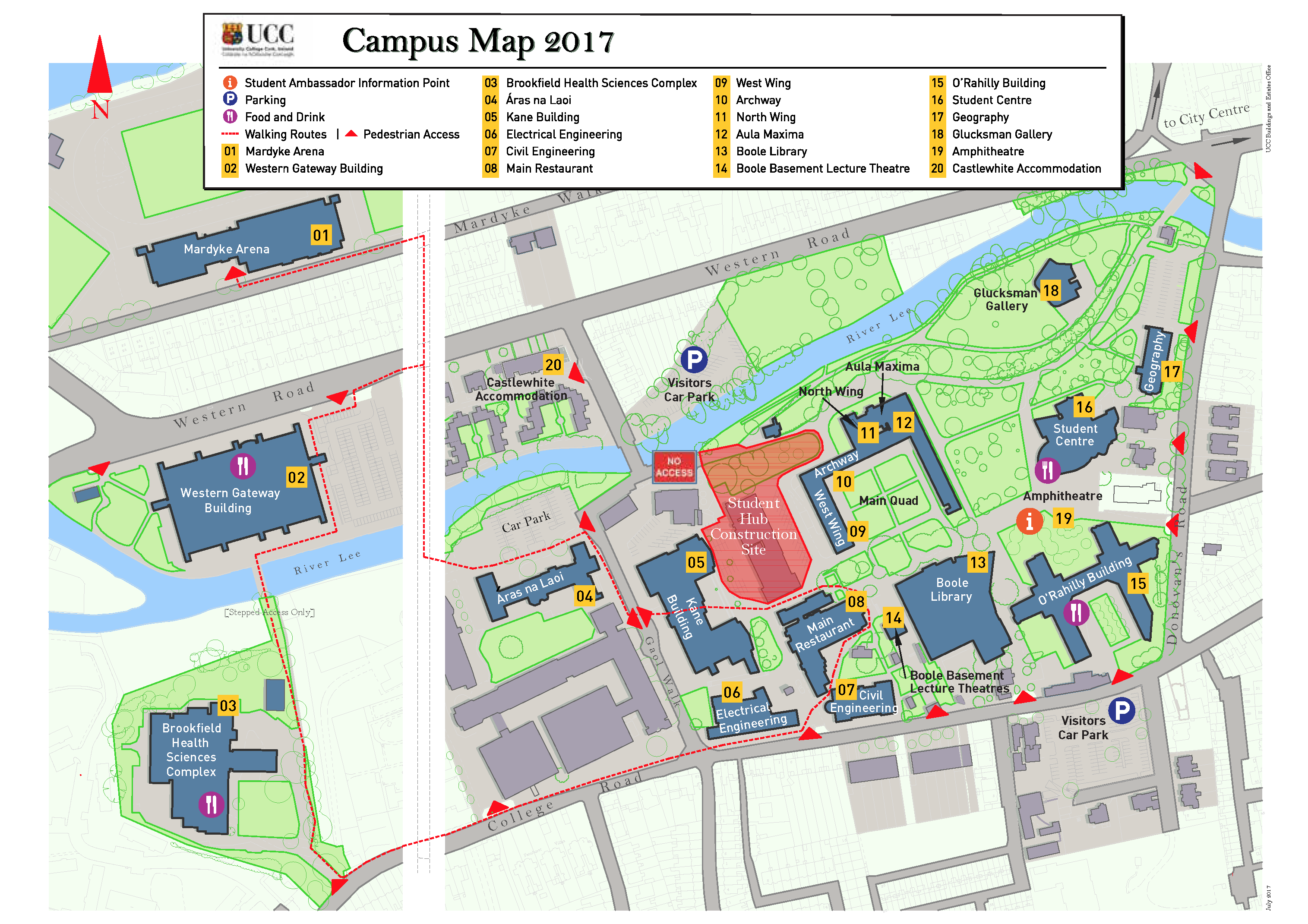 Cornwall College Campus Map